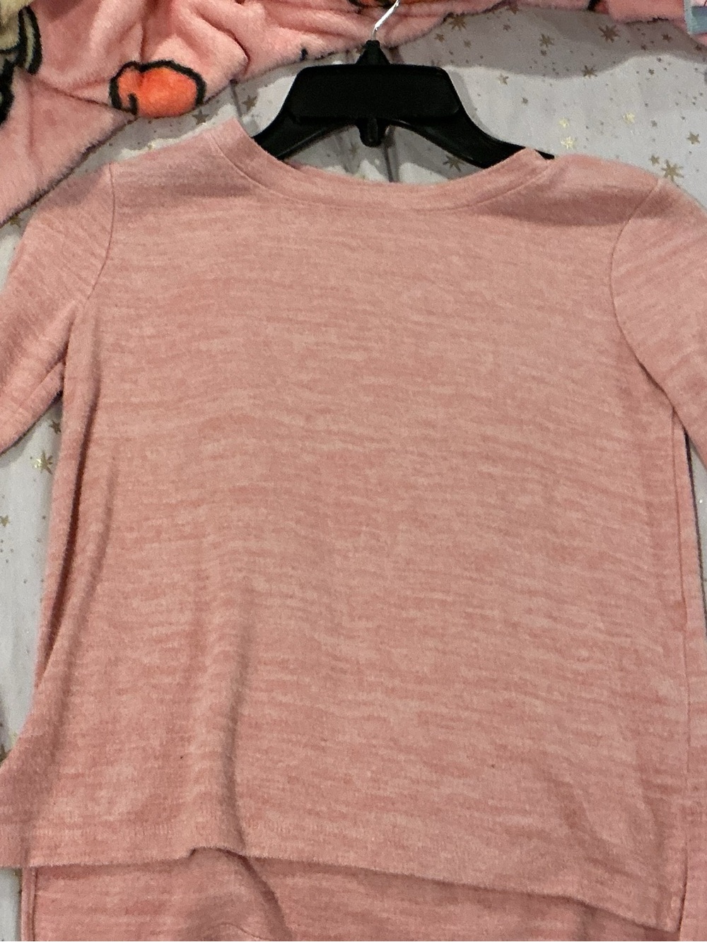 Old Navy Heathered Dusty Pink Crewneck Sweatshirt